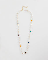Chico's Beaded Faux Pearl Single-Strand Necklace PEARL