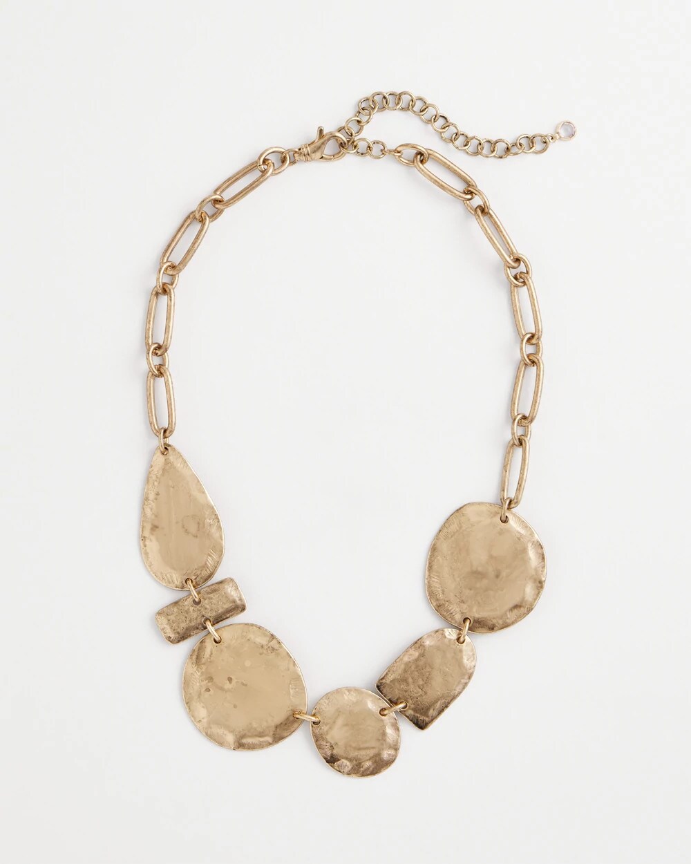 Chico's Ash Gold Collection Link Chain Necklace GOLD