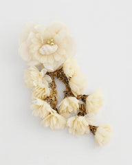 Chico's No Droop® Flower & Conch Shell Earrings WHITE