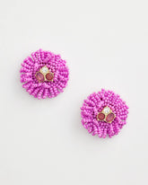 Chico's No Droop® Seed Bead Stud Earrings PINK