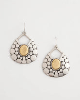 Chico's Island Metal Drop Earrings MIXED METALS
