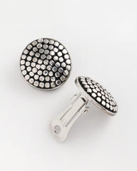 Chico's No Droop® Round Silvertone Stud Earrings SILVER