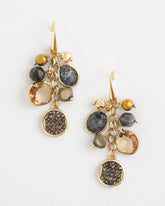 Chico's Galaxy Cluster Drop Earrings NEUTRAL
