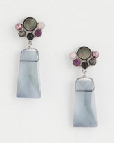 Chico's Multi Faceted Drop Earrings MULTI