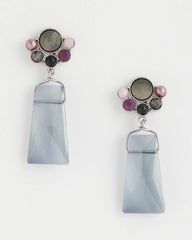 Chico's Multi Faceted Drop Earrings MULTI