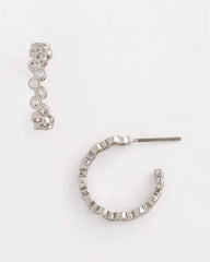 Chico's No Droop® Silvertone Hoop Earrings SILVER