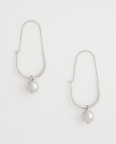 Chico's Silver Bead Threader Earrings SILVER