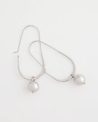 Chico's Silver Bead Threader Earrings SILVER