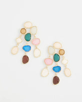 Chico's No Droop® Rainbow Resin Drop Earrings MULTI
