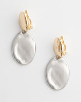 Chico's No Droop™ Mixed-Metal Clip-On Earrings MIXED METALS