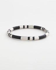 Chico's Black Enamel Hinge Bangle BLACK