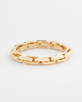 Chico's Gold Link Stretch Bracelet GOLD