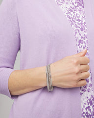 Chico's Silvertone Multistrand Bracelet