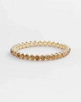 Chico's Amber Hues Shiny Stretch Bracelet GOLD