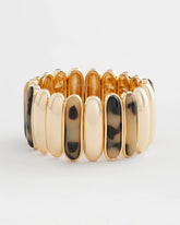 Chico's Tortoise Stretch Bracelet BROWN