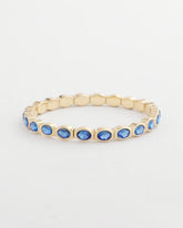 Chico's Small Faceted Stretch Bracelet BLUE
