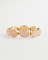 Chico's Quartz Stone Stretch Bracelet PALE PINK
