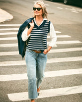 Chico's Girlfriend Straight Ankle Jeans AZZURRO INDIGO