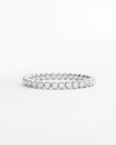 Chico's Faux Tennis Stretch Bracelet SILVER