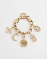Chico's Gold Celestial Charm Bracelet GOLD