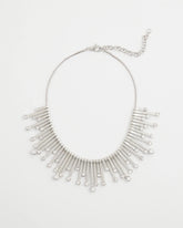 Chico's Chico’s Originals Silver Slice & Gem Bib SILVER
