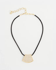 Chico's Gold Glitz Pendant Necklace GOLD