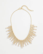 Chico's Chico’s Originals Gold Slice & Gem Bib GOLD