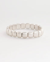 Chico's Silvertone Stretch Bracelet SILVER