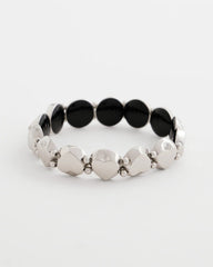 Chico's Reversible Round Stretch Bracelet BLACK