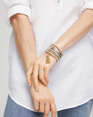 Chico's Mixed Metal Cuff Bracelet MIXED METALS