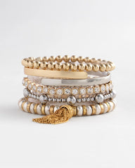 Chico's Mixed Metal Cuff Bracelet MIXED METALS