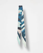 Chico's Skylight Double-Sided Skinny Scarf TEAL SHADOW