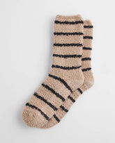 Chico's Striped Cozy Socks CHAMPAGNE FIZZ