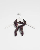 Chico's Frosty Floral Square Neckerchief Scarf BLACK