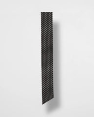 Chico's Polka Dot Skinny Scarf BLACK