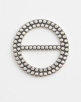 Chico's Silvertone Scarf Ring SILVER