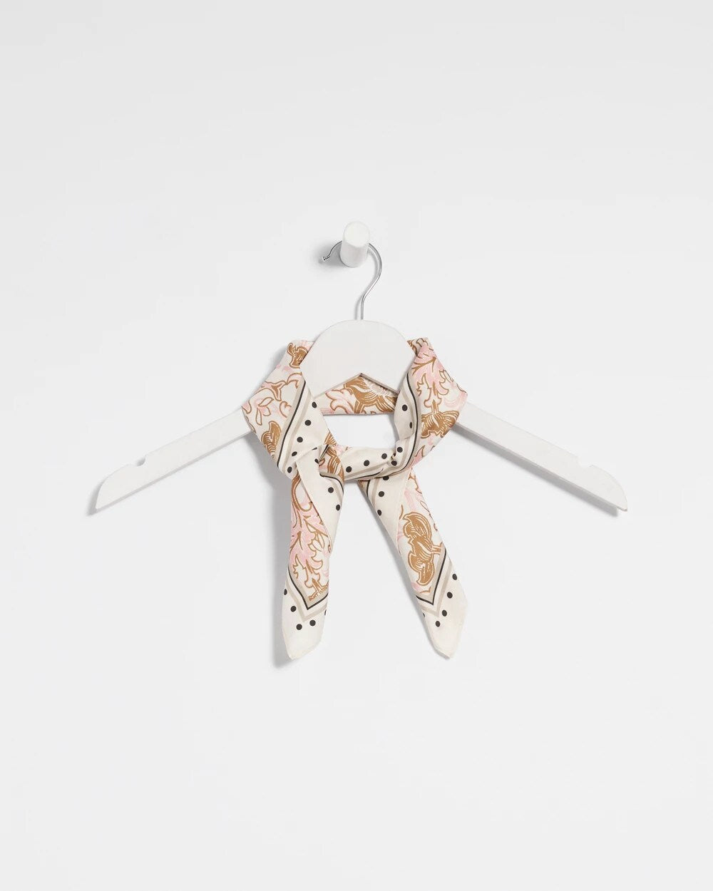Chico's Square Neckerchief Scarf ENGLISH CREAM