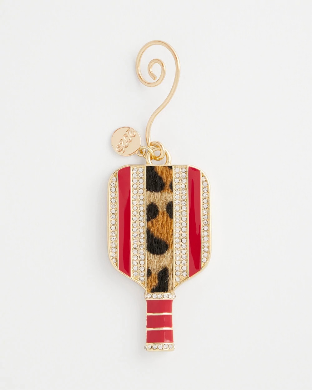 Chico's Pickleball Ornament GOLD