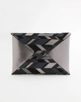 Chico's Embellished Envelope Clutch METALLIC