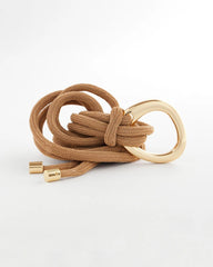 Chico's Neutral Goldtone Rope Belt GOLD