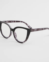 Chico's Black Cat Eye Readers BLACK