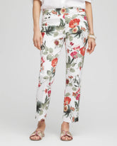 Chico's Petite Brigitte™ Slub Cropped Pants ALABASTER