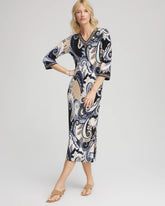 Chico's Petite Travelers™ Paisley Maxi Dress CANYON BLUE