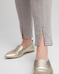 Chico's Petite Silver Pull-On Slim Ankle Jeggings SILVER BIRCH WASH