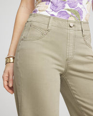 Chico's Petite Pull-On Wide-Leg Cropped Jeans WASHED SAGE