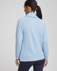 Chico's Zenergy® Soft Long Jacket CRYSTAL TOPAZ