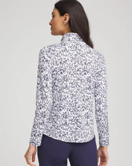 Chico's Zenergy® UPF Palma Pullover PASSPORT BLUE