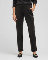 Chico's Zenergy® Velour Tapered Ankle Pants BLACK