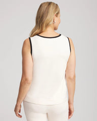 Chico's Zenergy® Luxe Cashmere-Blend Tank ENGLISH CREAM