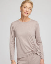 Chico's Zenergy® Cloud Asymmetrical Top ROCKY MOUNTAIN